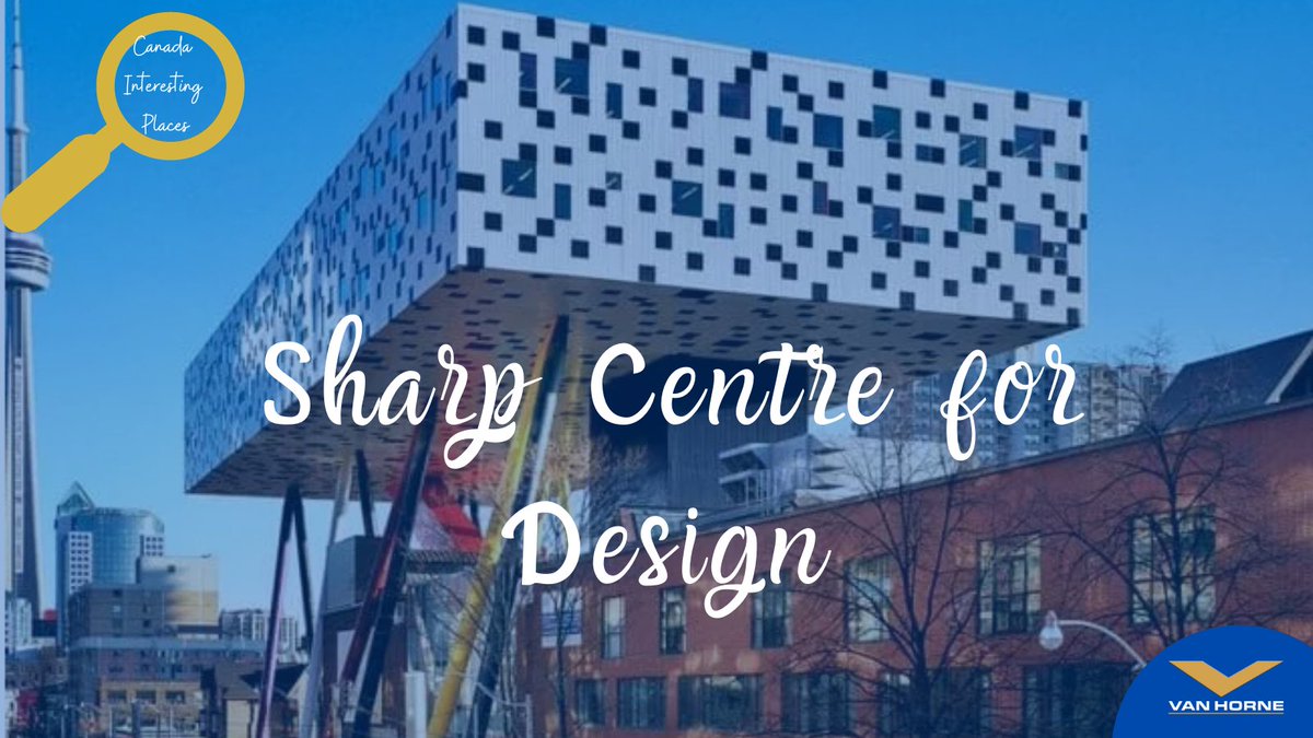 🏫The #SharpCentreforDesign is an iconic building in #Toronto. It was created in 2004 as a result of the collaboration of British #architect Will Alsop and Canadian Rob Robbie. 
Check out the full article by clicking on the link below.
ow.ly/HcWt50Gh71u
#VanHorne
