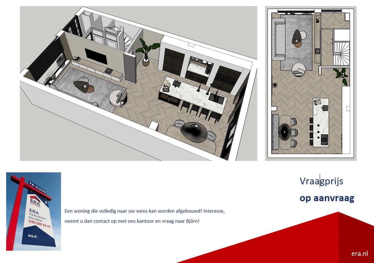 Voor één van onze opdrachtgevers bereiden wij op dit moment de start van de verkoop van zijn woning voor.
Dit betreft echter een bijzondere verkoop!
Deze woning (bestaande bouw) kan namelijk volledig naar uw wensen en inspraak worden gerenoveerd en verbouwd.
#preview #Zevenhuizen