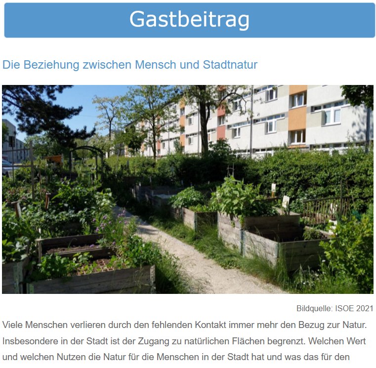 Es sollte umgekehrt sein: #Versiegelte Flächen sollten öfter an Initiativen überführt werden, so dass Urban #Gardening Projekte, Gärten oder Naturflächen entstehen. Florian Schneider <a href="/isoewikom/">ISOE</a> #NeFoNewsletter <a href="/Ne_Fo/">NeFo</a> <a href="/Stadtwurzel/">Stadtwurzel</a> 👇ufz.de/nefo/index.php…