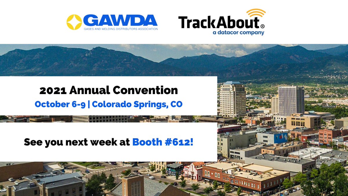 Trackabout's tweet image. Quick reminder! We'll be at @GAWDAorg's Annual Convention in Colorado Springs at @TheBroadmoor next week (October 6-9)! Stop by booth #612 to say hi! #GAWDAAC2021 #trackwithtransparency