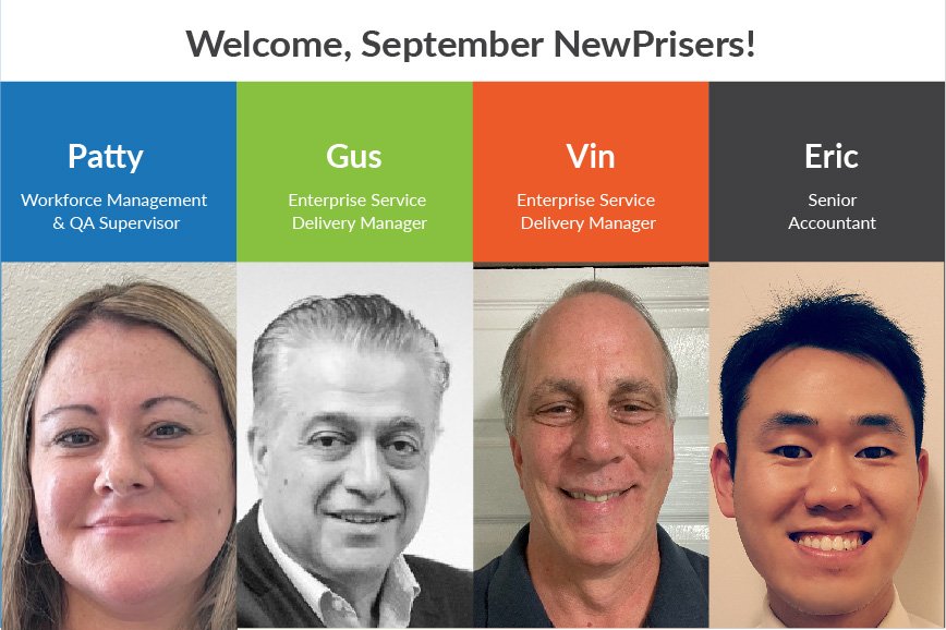 Dataprise's tweet image. Join us in welcoming our September #NewPrisers to the #Dataprise Family! 

Looking to join our team and advance your career? Explore our open opportunities: bit.ly/2Y1B7Me

#Newhire #NewEmployee #Welcome #NewPrisers #winningwithIT #topworkplace #lovewhereyouwork