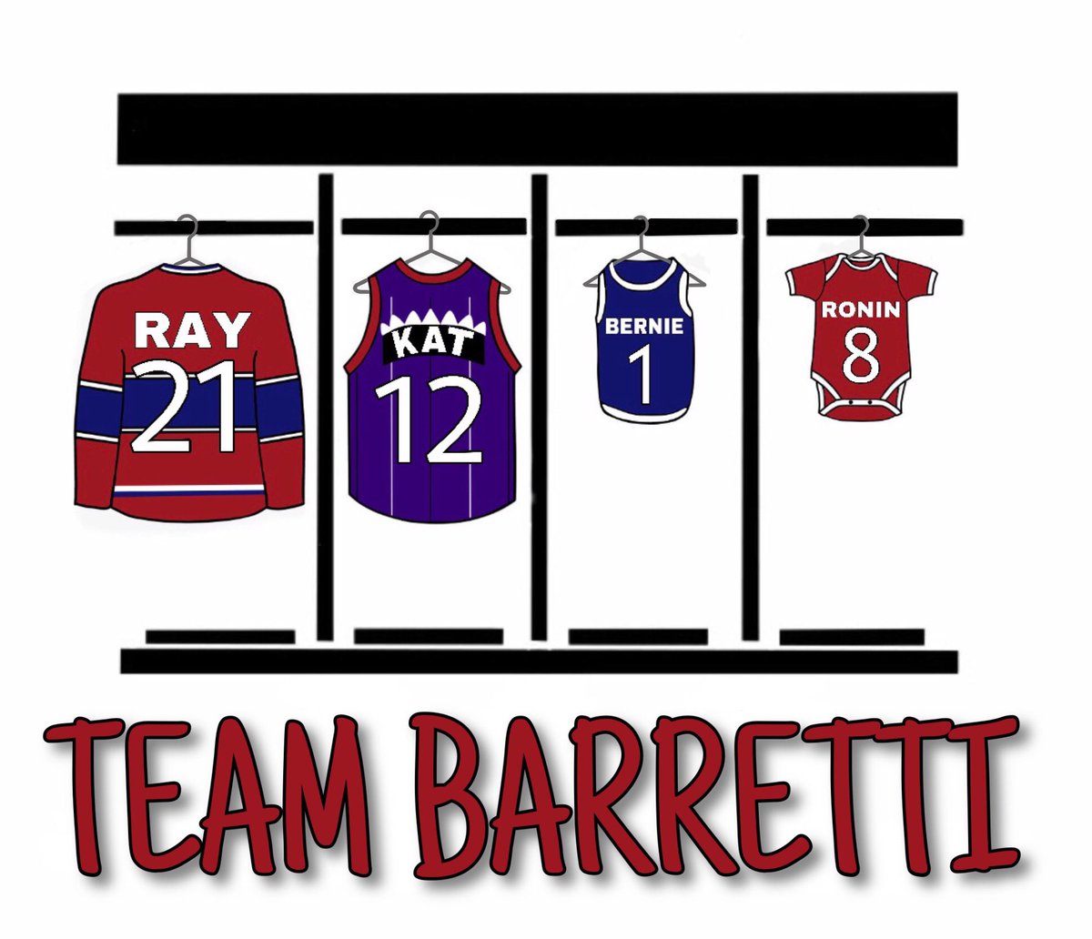 HaughtBarrell's tweet photo. Squad Goals! Congratulations @KatBarrell #RayGalletti and #BernieBarretti on the newest member of #TeamBarretti Ronin! Wishing all a life full of love and happiness! https://t.co/X9yqs3lJ2l