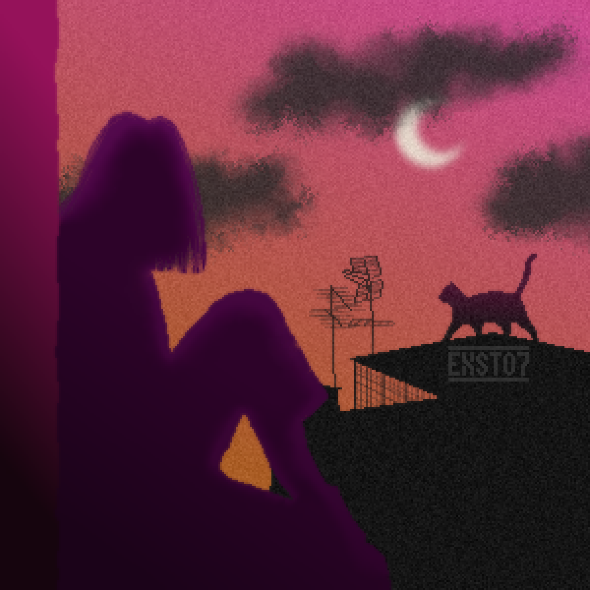 exsto7's tweet photo. ~~ Rooftops nostalgia ~~

300x300px pixelart piece in 2 different moods...
Created in 3 hours during the stream on Twitch

#pixelart #digitalart #aseprite https://t.co/B1EKsvAbgm
