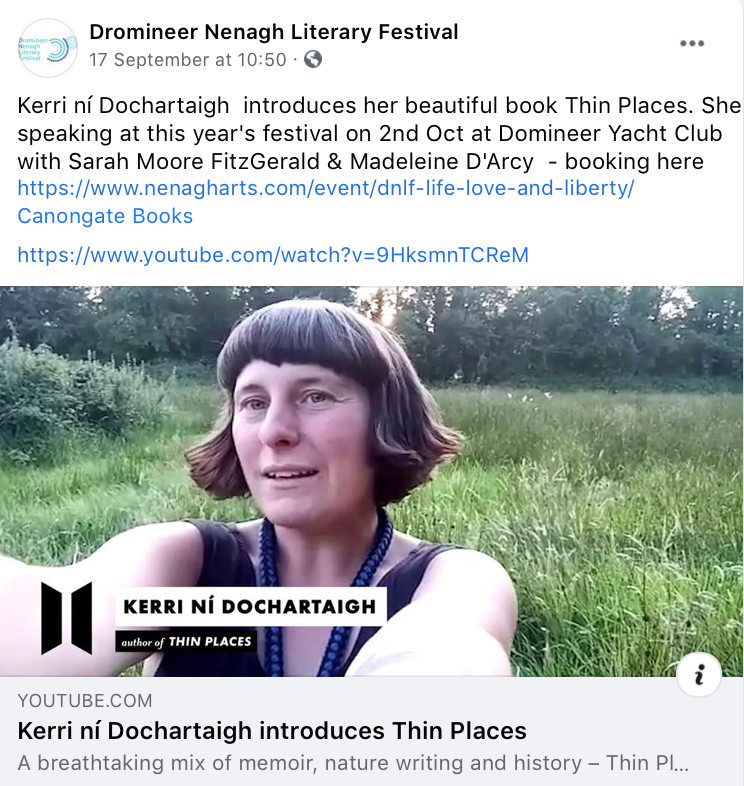 discoverlderg's tweet photo. A packed programme, rich in imagination, designed to entertain, stimulate and excite you. The Dromineer Nenagh Literary Festival runs from today, September 30, to October 3.
Booking can be made here https://t.co/CjfaWIg7VL
#DNLF #Nenagh #Dromineer #Festival https://t.co/l37MAQSeCF