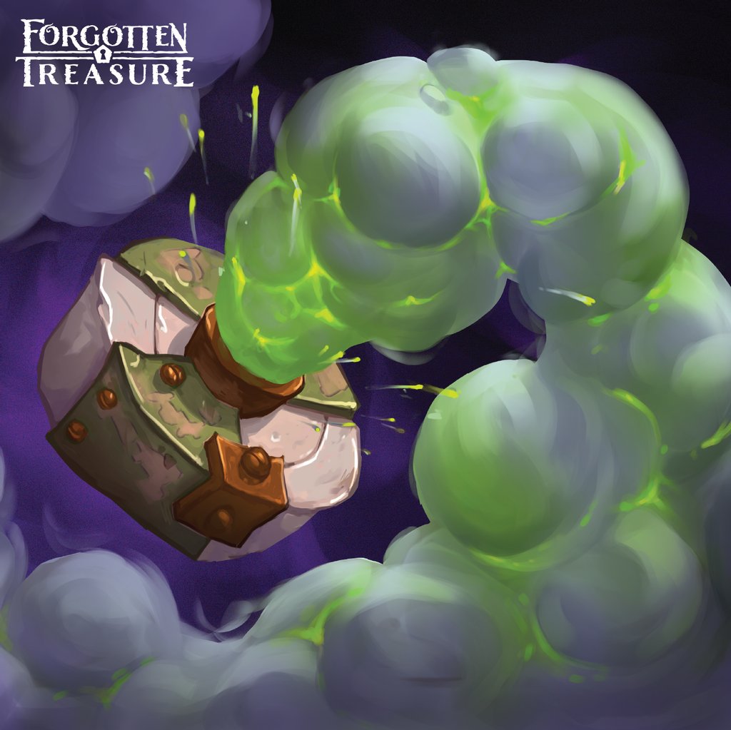 This thing only has a 2-second fuse, so you better run as soon as you light it!

Game: Forgotten Treasure
Designed by: Caleb Morton &amp; Alex Farrington
Artwork by: Irin Fidler⁠ <a href="/firoy/">Felix Iroy</a>.art
