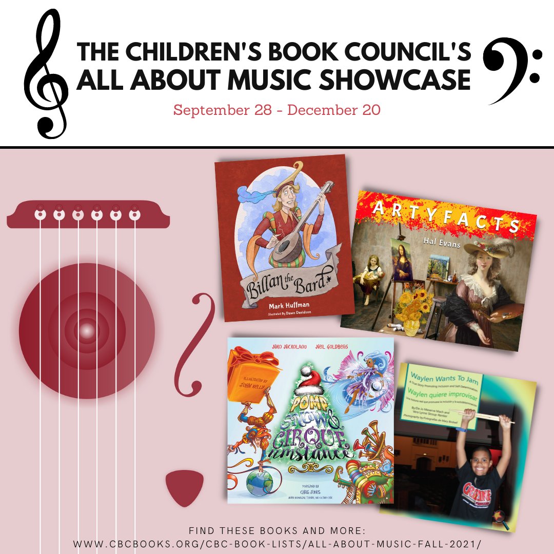 Check out these musical books featured on @CBCBook’s #AllAboutMusic Showcase!

See the full list: bit.ly/2QMGGc8

#CBCShowcase #kidlit #musical #childrensbooks #BookSpotlight