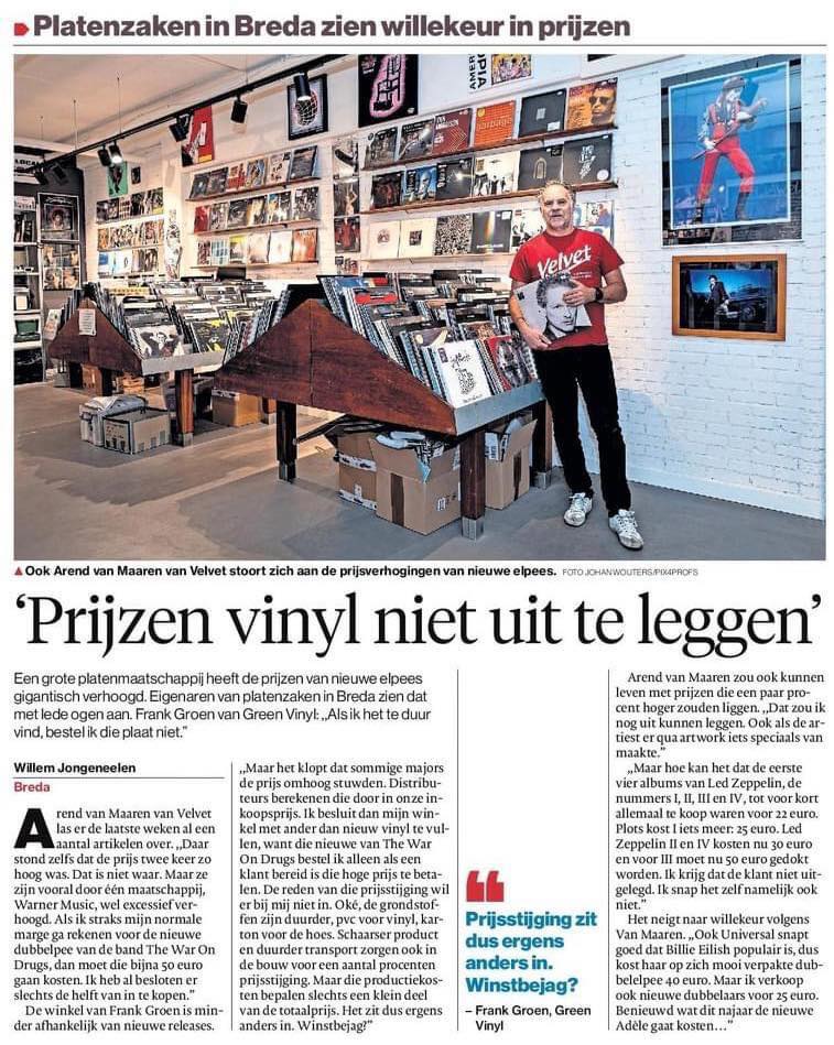 Benstriesenou1's tweet photo. 'Prijzen Vinyl niet uit te leggen' https://t.co/oz29MIL8w6