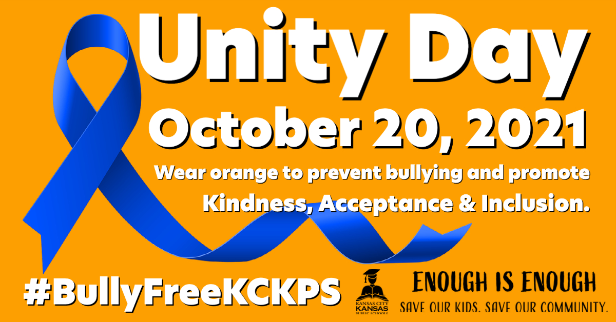 Enough is Enough stands united against bullying. #BullyFreeKCKPS