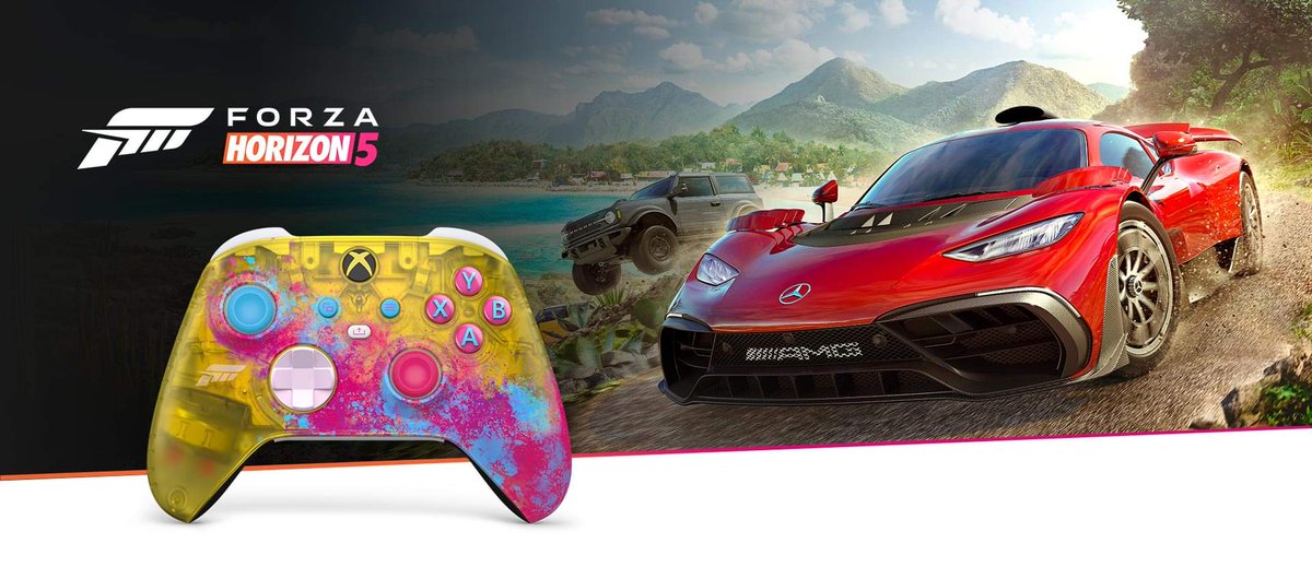Let's have a competition! (1/2)

Prizes: One digital code for #FH5 plus a FH5 controller

To enter...

- follow us
- like, comment and retweet this!

It's as simple as that!

facebook.com/groups/fh5uk/
