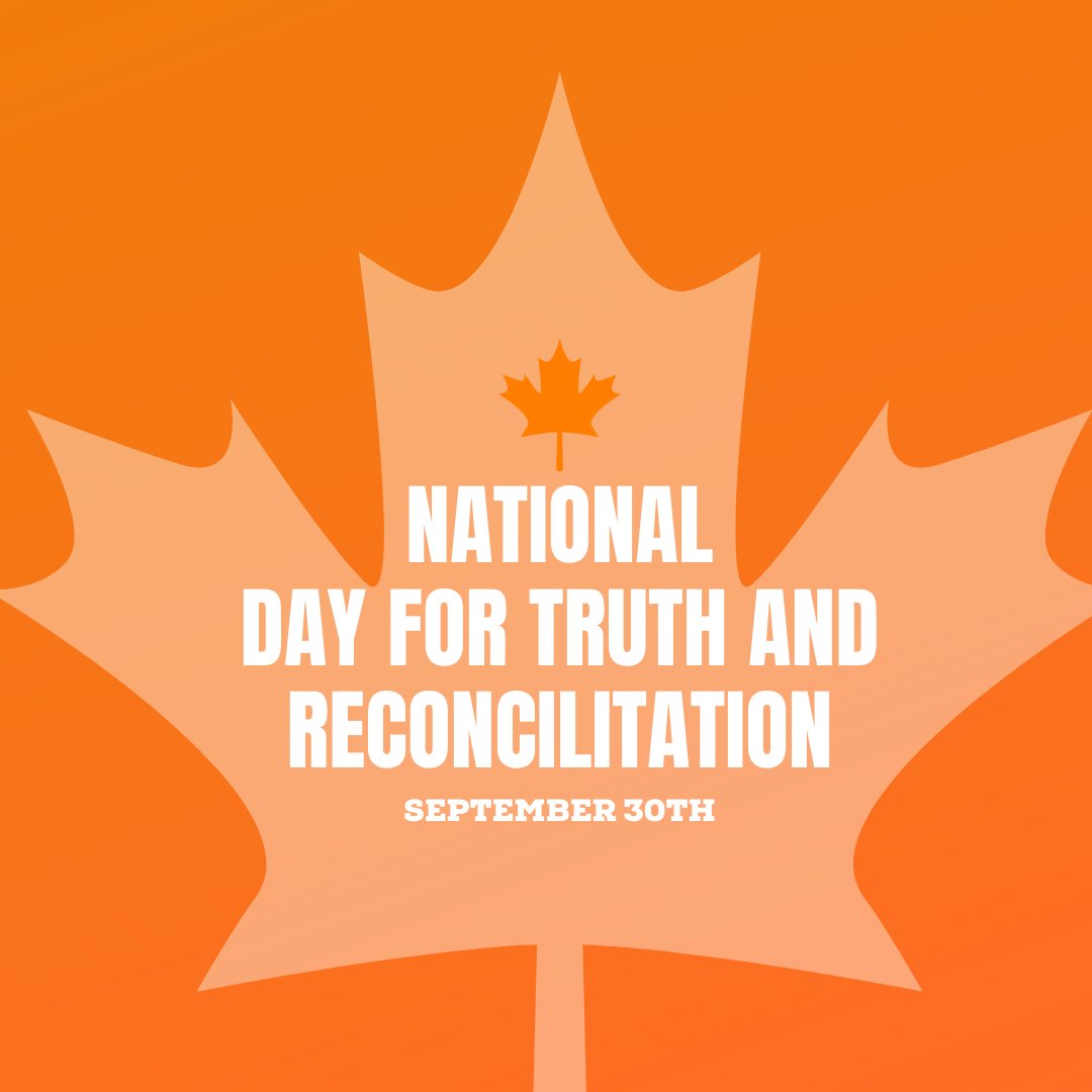 September 30th is a National Day for Truth and Reconciliation to honor the survivors, their families, and communities. Also to ensure the commemoration of the history and legacy of residential schools remains a vital component of the reconciliation process. ⁠
