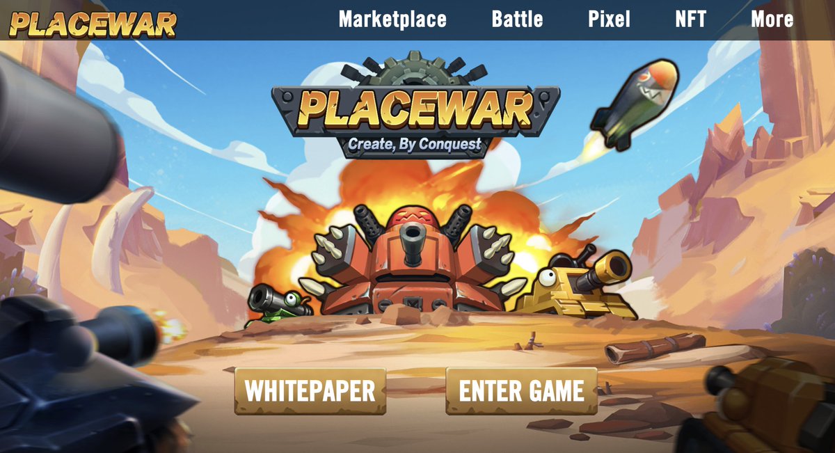 Gamers get ready...@placewar_game is coming to #Conflux 🤜🤛 #blockchaingaming 
placewar.io/#/