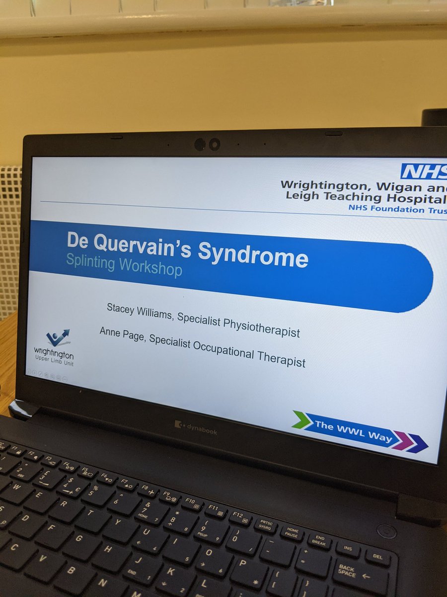 Just had a sneak preview of a brilliant splinting workshop for tomorrow's annual #BAHT2021 conference.  
Anne and Stacey representing and bringing lots of tips and tricks <a href="/WWLNHS/">WWL NHS</a> <a href="/uplimb/">WULU</a> <a href="/BAHTHandtherapy/">BAHT</a>