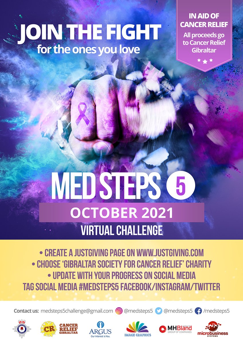This year's challenge is up.  Slightly different but all for a good cause.  Raise money for @CancerReliefGib and set your challenge throughout the month.  Get Friends, Family or Work involved and get them to support your challenge.  See you around the steps!!!!!