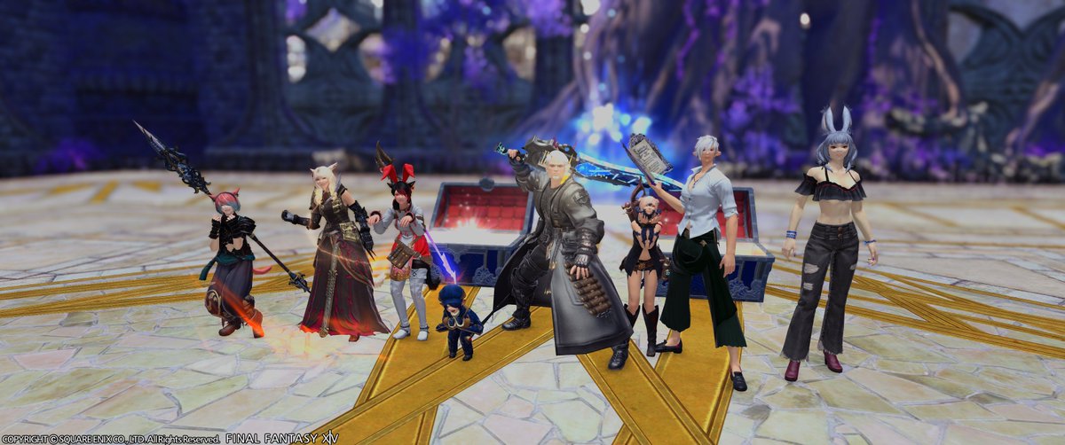 yamimint833's tweet image. 超える力なし+下限再生２層ようやくクリア！
みんな頑張った！感動した！
次は３層・・・ヒーラー・・・つらい・・・
#FF14 #ClassZero