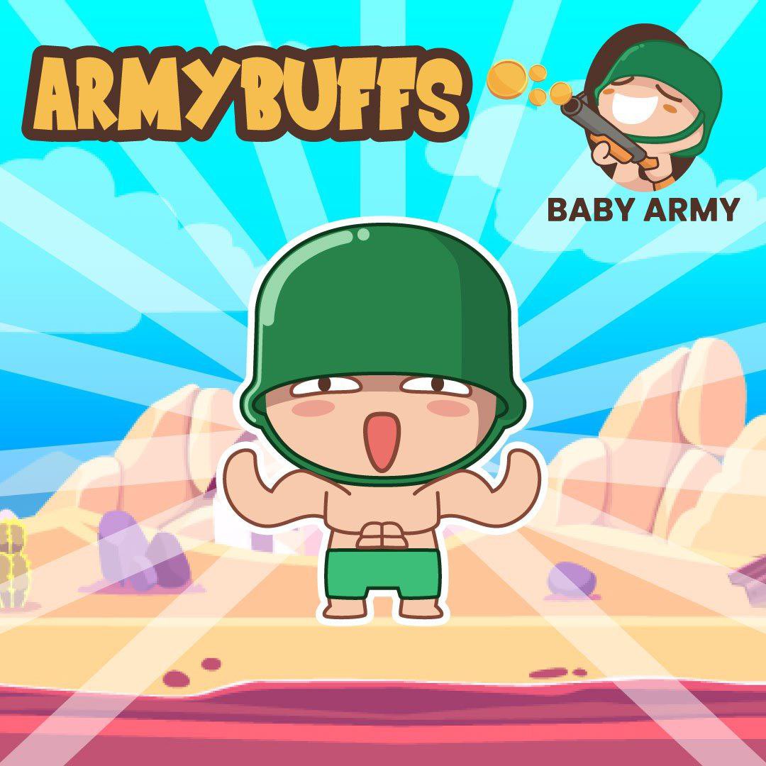 #BabyArmy SPECIAL FEATURES

#ArmyBuffs 💪💪💪
How do you pick the right cryptocurrency when there are so many out there to choose from? Pick one that gives you an unlimited opportunities through our prized system!
Get to know more about this feature 
Tg: t.me/babyarmytoken