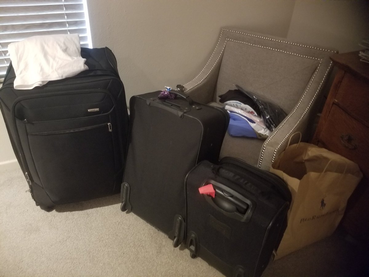 DanVaughanJr's tweet photo. The unpacking is about to commence in 3-2-1. Wait let me nap first! #offseasonproblems https://t.co/NVQEGwGTFG