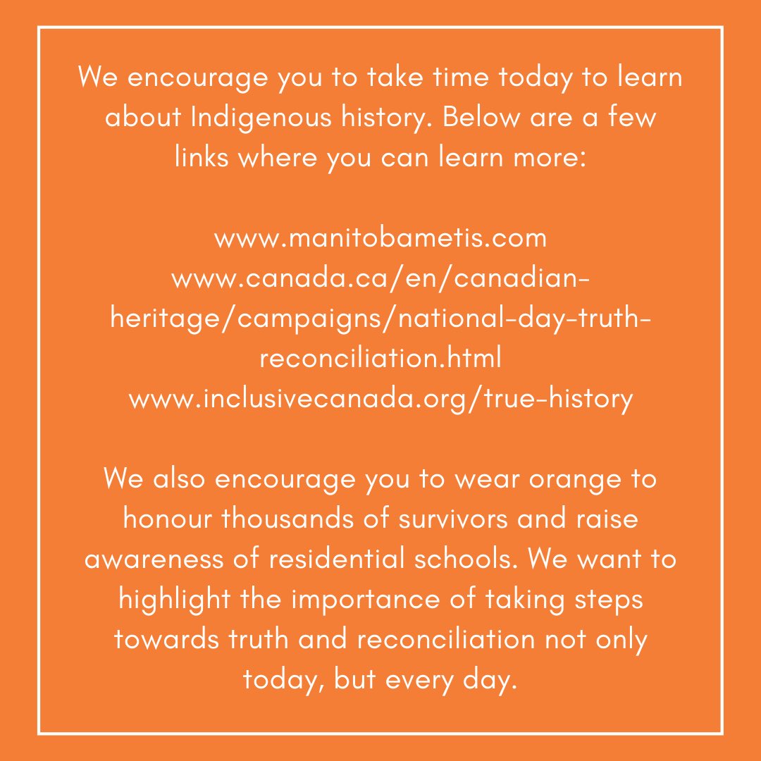 EinarsonTeam's tweet photo. #NationalDayforTruthandReconciliation #EveryChildMatters #MétisNationHomeland 🧡 https://t.co/lIcPe30fXC