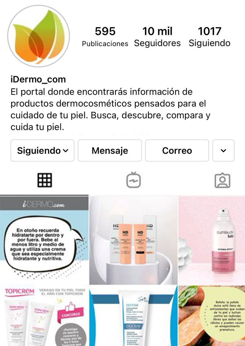 iDermo España tweet media