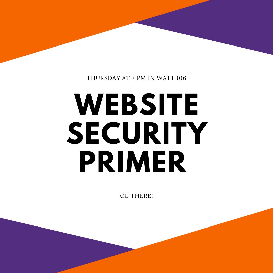 CU_Cyber's tweet image. Come out to Watt 106 tonight at 7 for our weekly meeting!!!