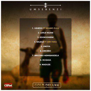 Sanibonani The EP umsebenzi went Gold siyabonga we added 5 songs to give you the Gold Deluxe to say Thank you it’s dropping at 00:00 Siyabonga <a href="/1020cartel/">1020 Cartel</a> ❤️