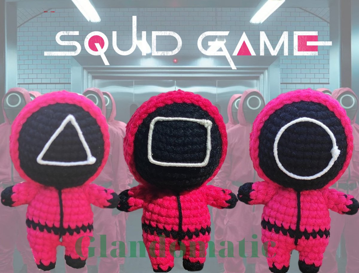 Glandomatic's tweet photo. Excited to share the latest addition to my shop: Crochet Squid Game Inspired Dolls - Custom Squid Game Plush Toys - Netflix Amigurumi Doll - Survival Film&amp;#39;s Characters Crochet Stuffed #squidgamecrochet #crochettoy #customcrochetdoll https://t.co/zIZeRd7IXT https://t.co/0eQQZB5gd4