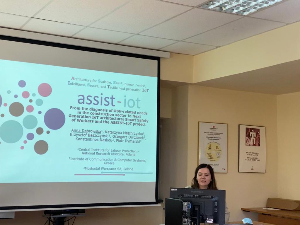 andab_CIOP's tweet image. Today I had a great pleasure to present Smart Safety of Workers pilot from the @AssistIot project during #perosh2021 #assistIoT #H2020