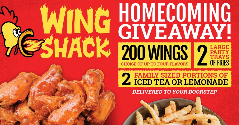 CSUCollegian's tweet photo. ***GIVE-A-WAY*** sponsored by @WingShackWings In honor of CSU Homecoming ๐ you can WIN an amazing prize package from Wing Shack valued at $275๐๐ฅ Just click on the link below to enter through October 8th ๐๐for your chance to win๐ธ#giveaway #wingshack https://t.co/YKXTMoOfLG https://t.co/GWRSjwafV9