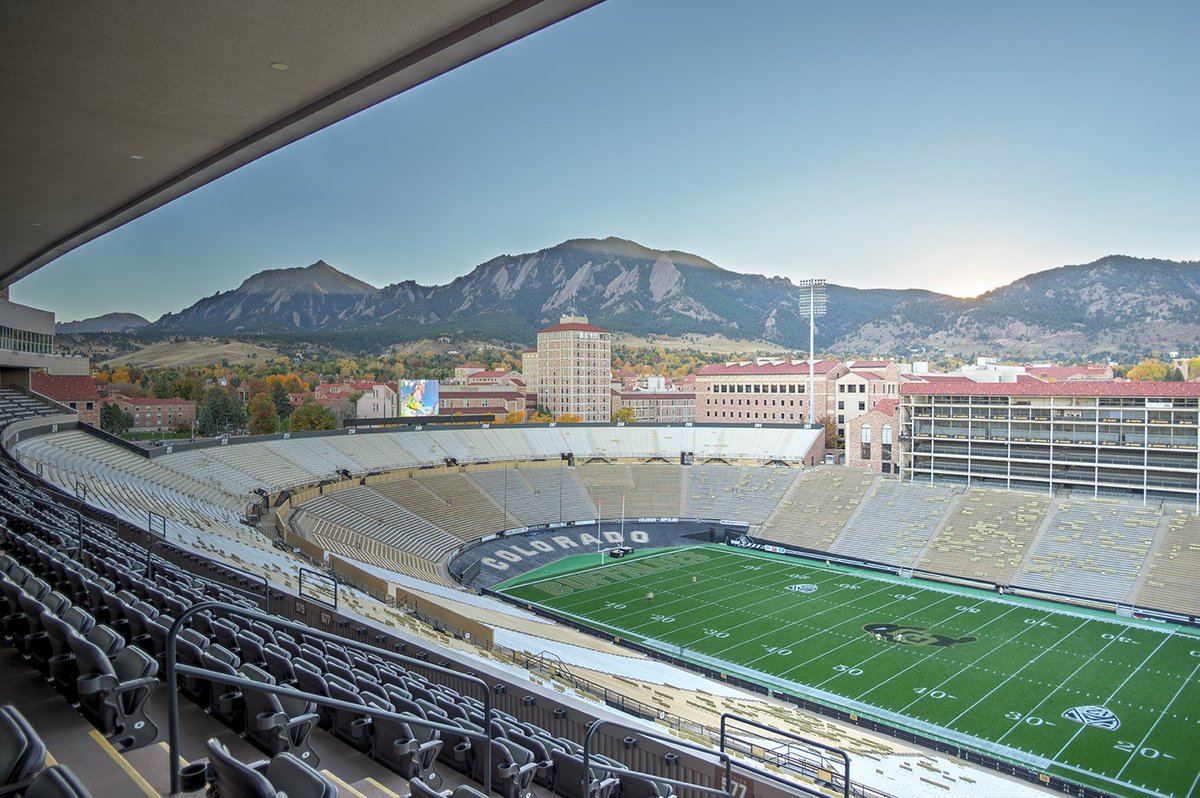 Views from our Byron R. White Club! 
This venue space is perfect for holiday parties, corporate dinners, business meetings, and more! Inquire at folsomfieldevents.com for pricing and availability.