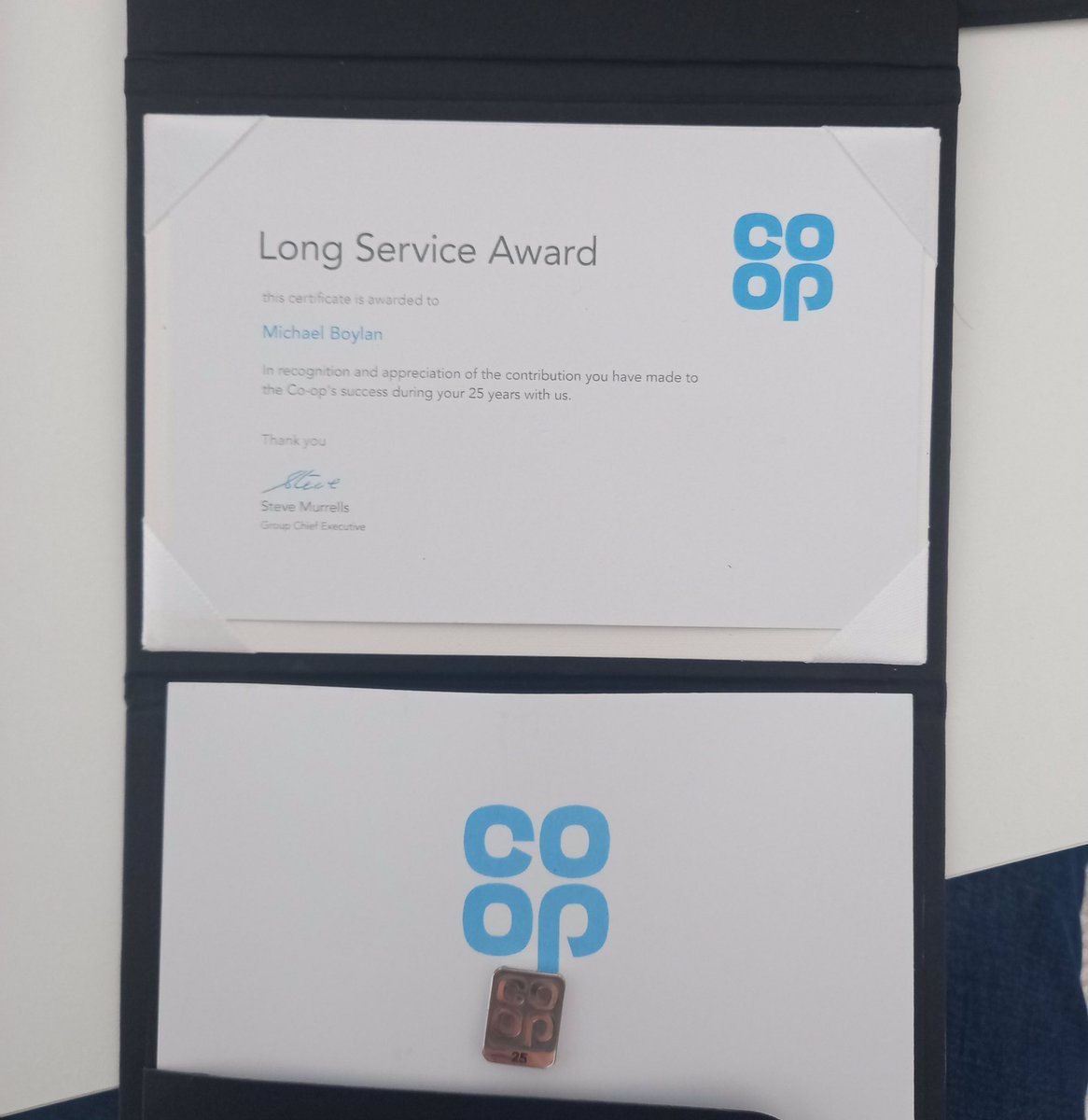 25years <a href="/coopuk/">Co-op</a> gone in a flash.  It’s been some ride with friends for life. I still love starting work each day supporting colleagues, customers and communities ❤️