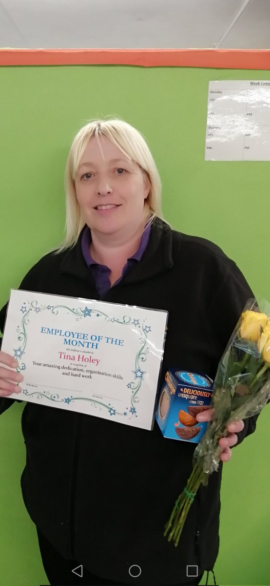 Tina Holey is our Employee of the Month 🙌🙌🙌🙌🙌🙌🙌🙌 yes Tina, you are truly amazing xxxxxxx