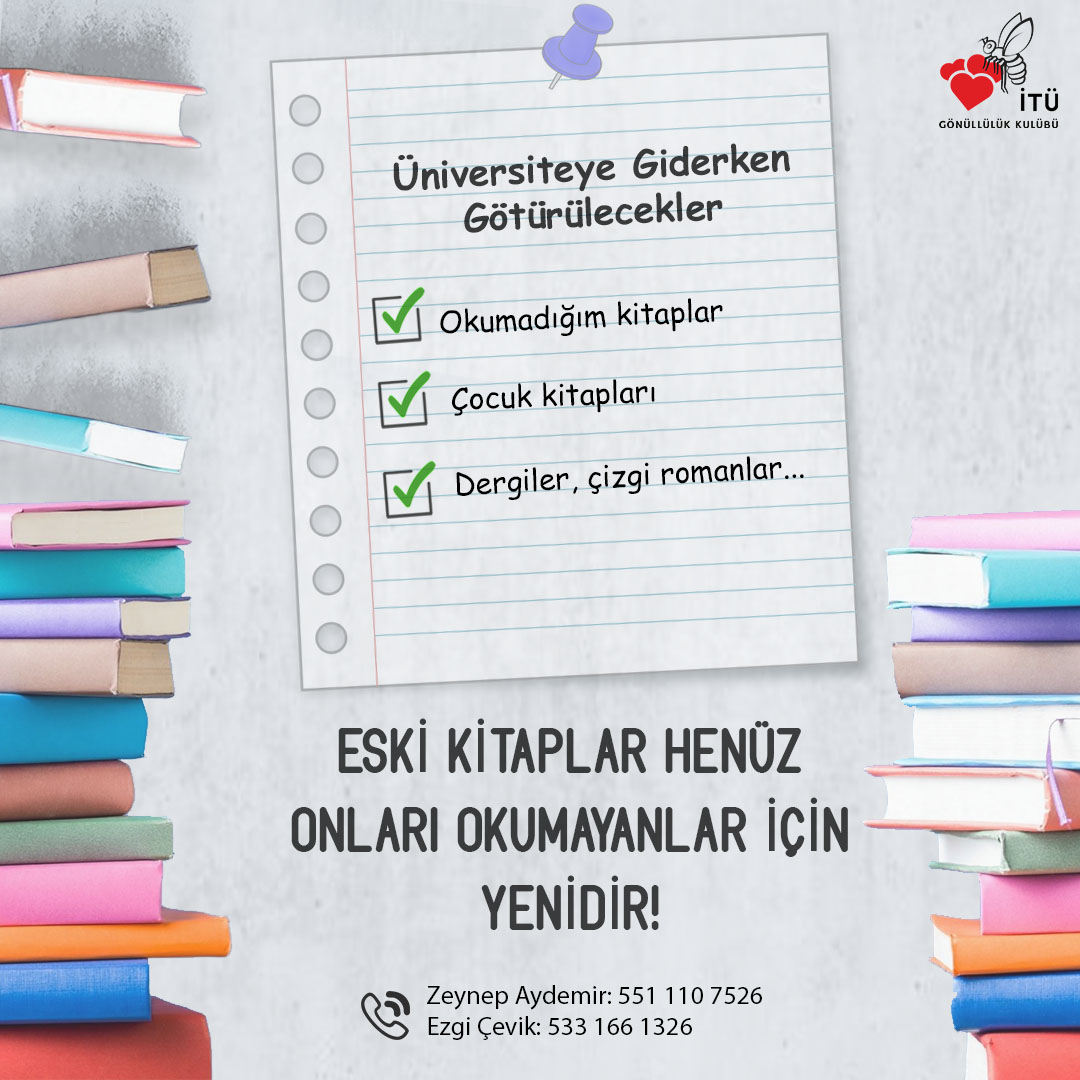 ITUGonulluluk's tweet photo. Sizce biz kitap kampanyası başlatmış mıyızdır?
@ikoyuncu07 @itu1773 https://t.co/kPFP8ImBR5
