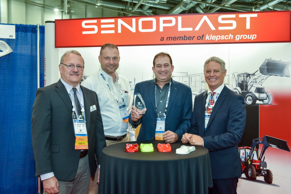 SPEThermo's tweet photo. Thanks to SEKISUI KYDEX, SELF Group and Senoplast for their continued support of the SPE Thermoforming Conference! #plastics #mfg #thermoforming #4SPE https://t.co/VNB2ojhy3e
