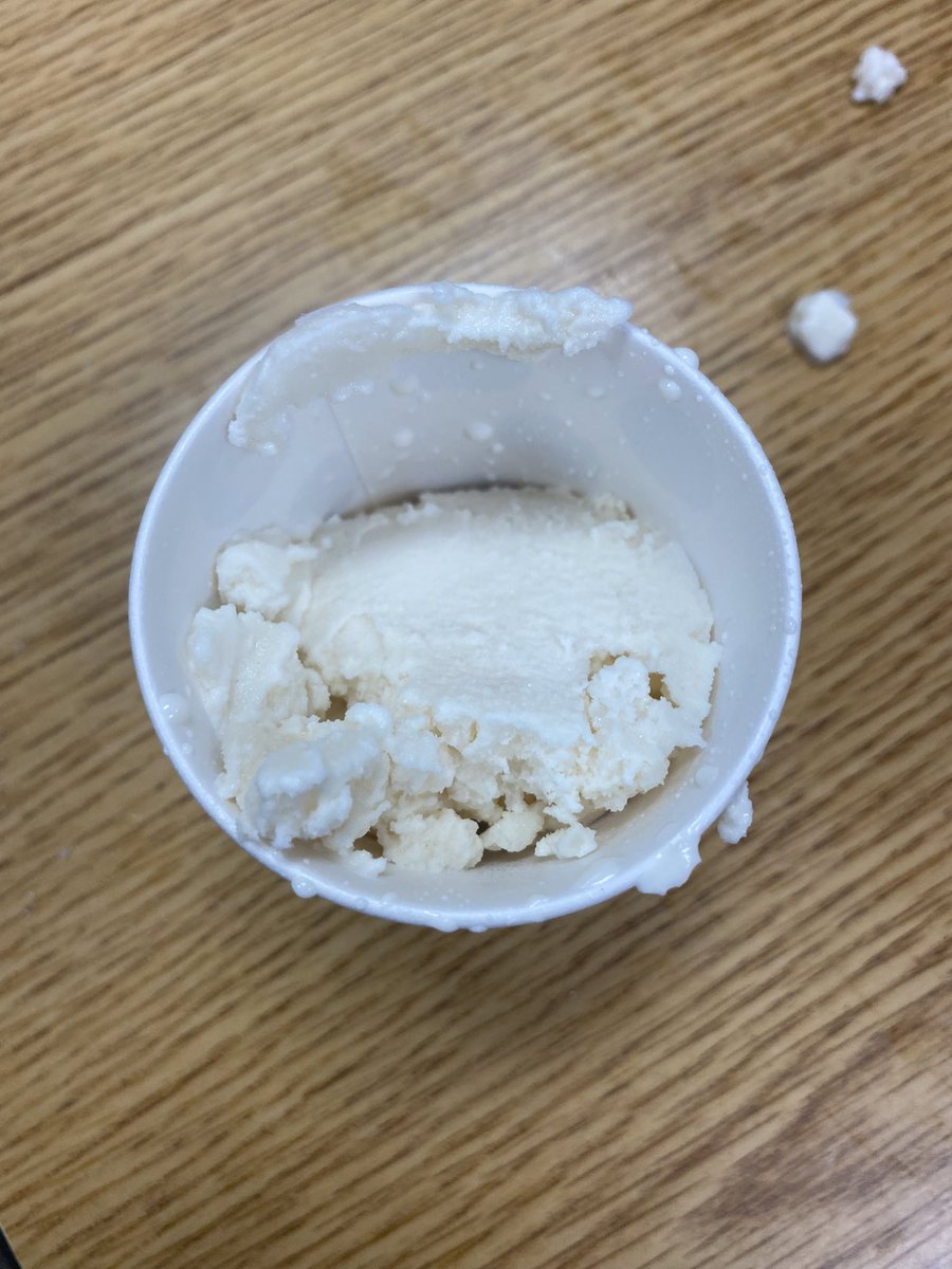 Observing changes in matter with heating and cooling. No better way to see a change than making ice cream in a bag! <a href="/HumbleISD_HHE/">Hidden Hollow Elementary</a> #GrowingTogether