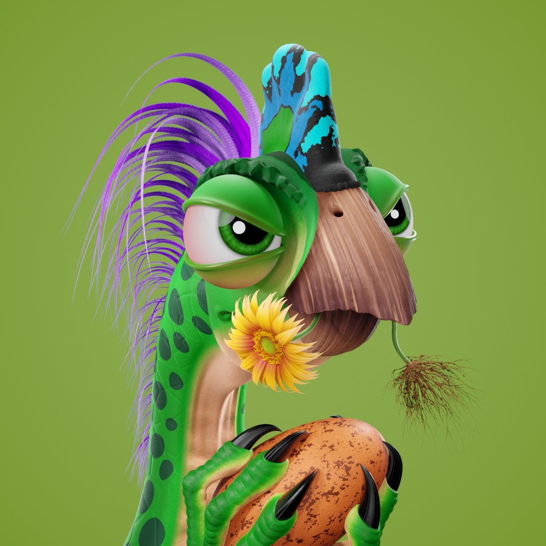 Oviraptor #442 joined the metaverse today and is our favourite oviraptor from today's bunch, clearly one with plenty of attitude!🦖All new oviraptors are available at 0.05Ξ.🌻#NFTCommunity #NFTcollection #nftcollector #NFTcollectibles #NFTdrop #NFT #nftart opensea.io/assets/0x495f9…