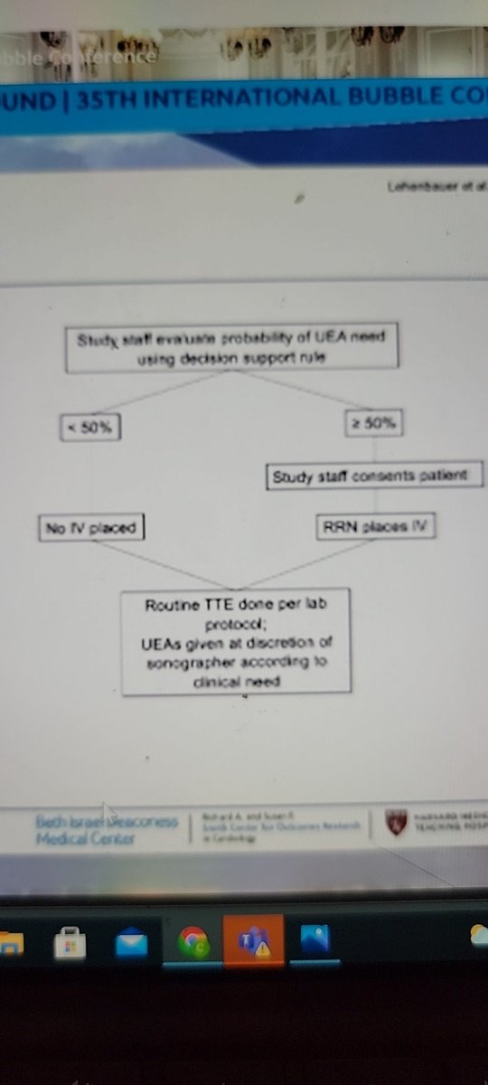 #BubbleMtg2021 - dr J Strom - algorithm for the use of uea #CEUS . <a href="/DocStrom/">Jordan Strom, MD, MSc, FACC, FASE</a> <a href="/BubbleDocSteph/">Stephanie R Wilson</a> <a href="/stanczak_maria/">Maria Stanczak</a> <a href="/HeartDocSharon/">Sharon Mulvagh MD FRCPC FASE FACC</a> <a href="/icus_society/">ICUS_Society</a> <a href="/coco_fraiche/">CoCo Fraiche</a>  raise awareness of under utilization of #ceus !!