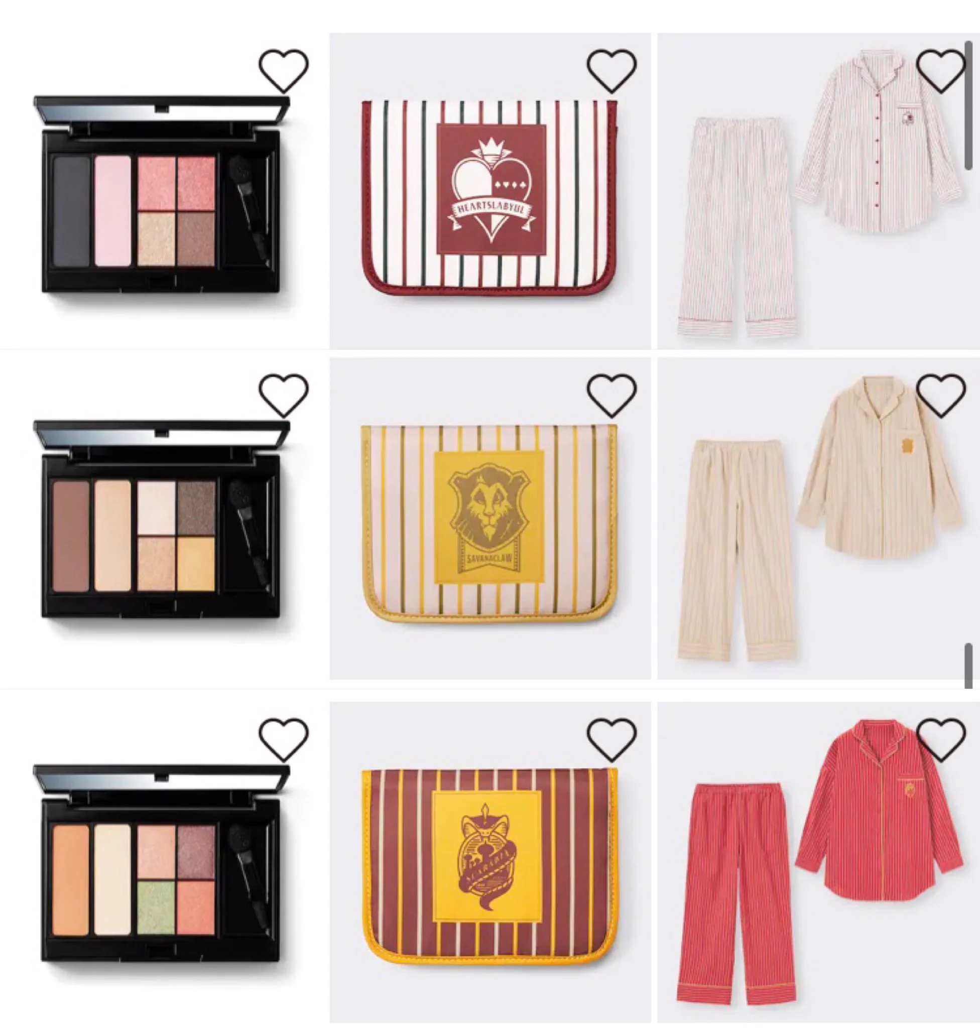 GUとツイステッドワンダーランドがコラボレーション！マルチパレット・パジャマ・ポーチが登場！