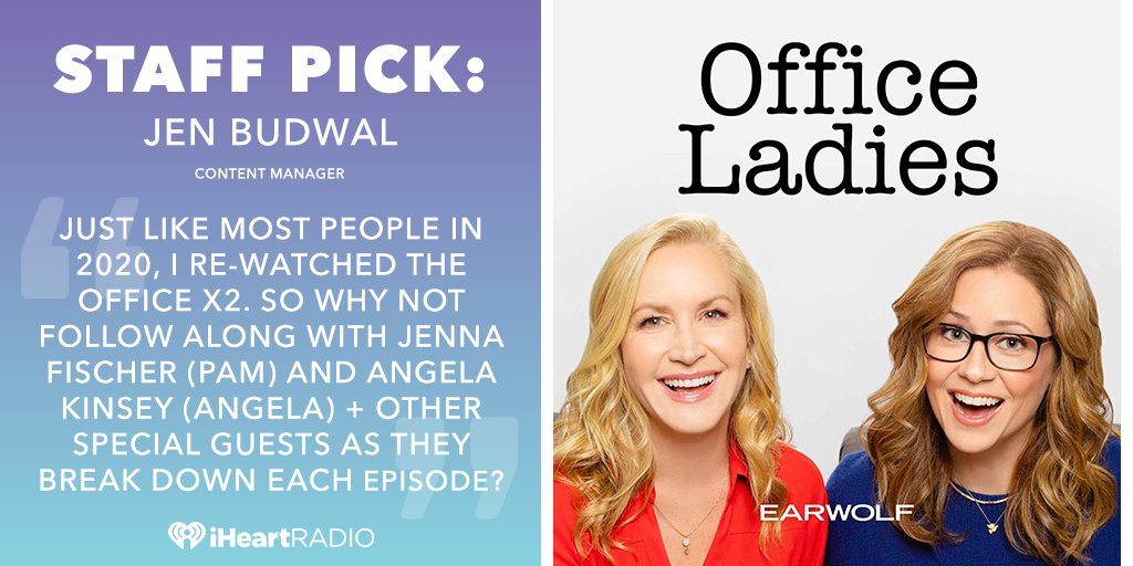 iHeartRadioCA's tweet photo. It's #InternationalPodcastDay! Here is @jenamabob's pick: @officeladiespod w/ @jennafischer @angelakinsey

LISTEN on iHeartRadio! https://t.co/kGuo0ItQ0d https://t.co/SrvgrCTJ2T