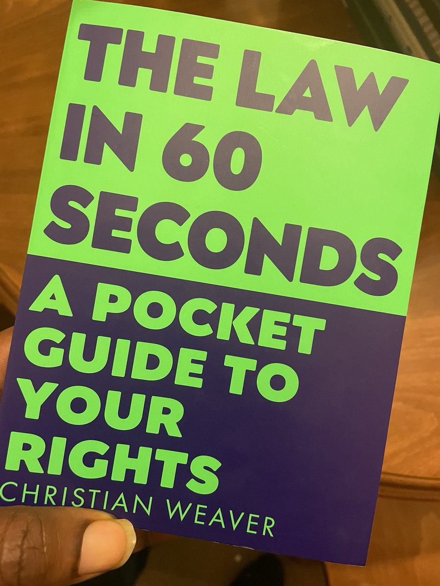 Concise,snappy & informative an excellent book on the law by @ChristianKamali enjoyed the ‘On the street’ chapter & WILD-R use in stop and search-well done👍🏾 @Pilgrimnottsuk2 @NottinghamCitz @DavidWeaver01 @commequalities @NTUSocSciences @FYA_Notts @NottmCommunity @NottsPolitics