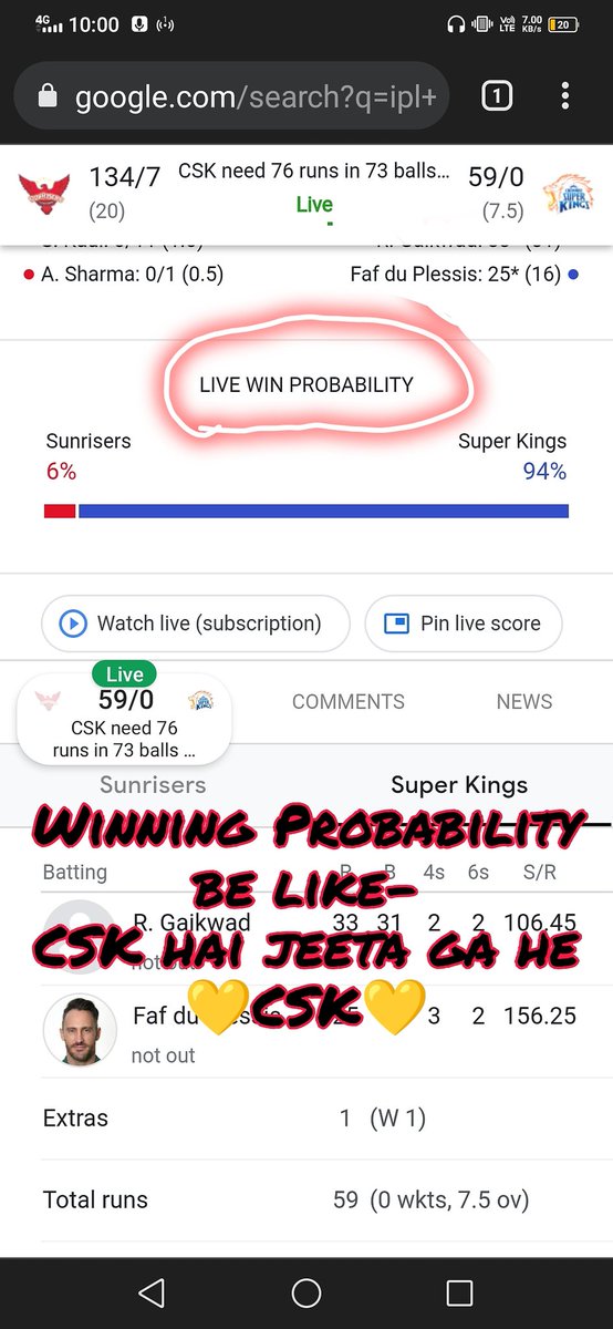 SubhamC29231156's tweet photo. @ChennaiIPL 💛💛💛 https://t.co/MxRIhQMtK2