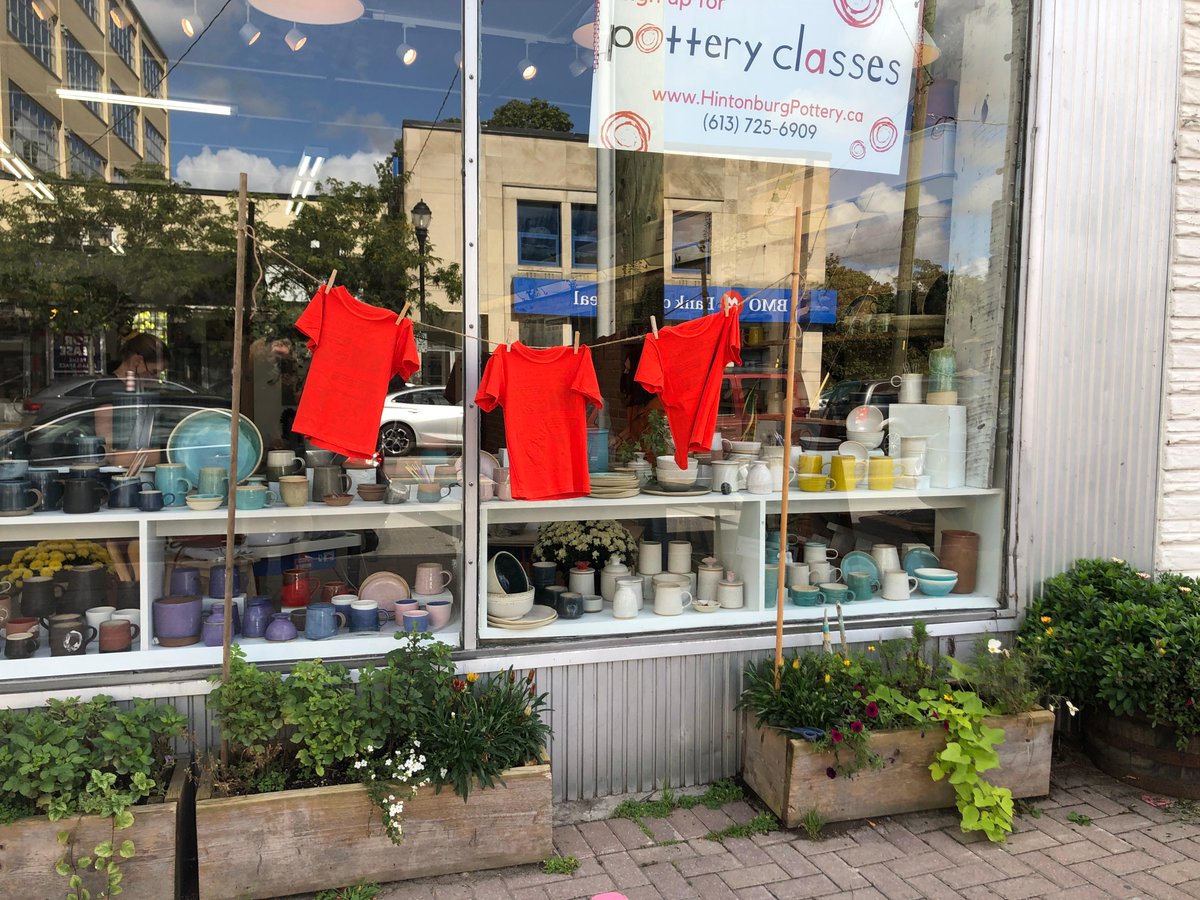 Hintonburgpotte's tweet photo. Hintonburg Pottery's retail shop is closed today for curbside pickup and on street shopping, to recognize the first National Day of Truth and Reconciliation. 

For students, pre-scheduled studio courses are operating.

 #EveryChildMatters #ottcommunity https://t.co/a8a8J79sQJ