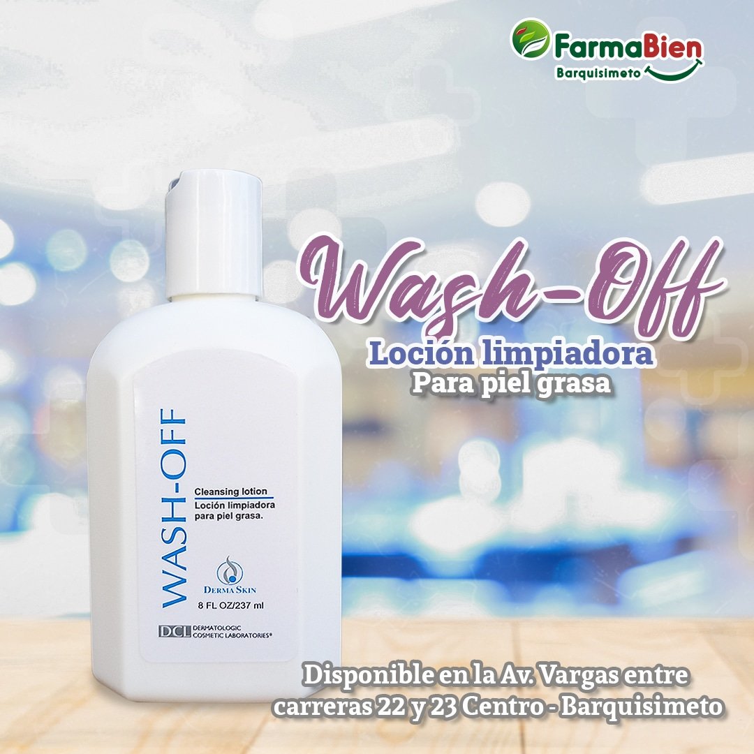 FarmaMarquez's tweet photo. Wash-Off
Loción limpiadora para piel grasa,
Aplícalo y logra una piel más limpia
con una sensación de frescura duradera 😉
#WashOff #lociónlimpiadora #Cuidadodelapiel #PielGrasa #cuidadodermatológico #Venezuela
#Barquisimeto #VentasBarquisimeto #Dermaskin #CuidamosTuBienestar https://t.co/B1cyL6tOaN