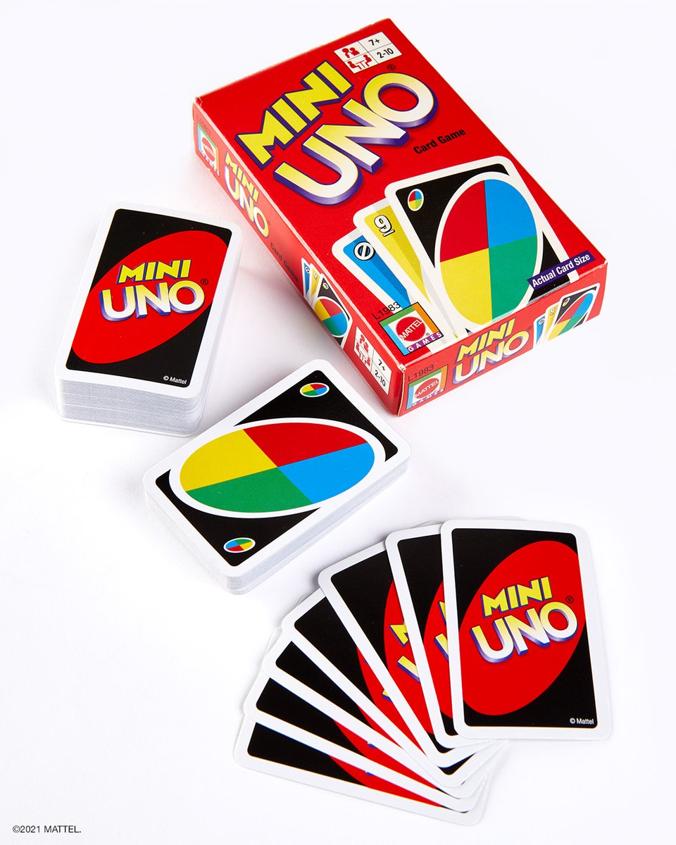 UNO on X: Big moves. Small cards. #tbt to UNO Mini, which first hit  shelves in 2006.  / X