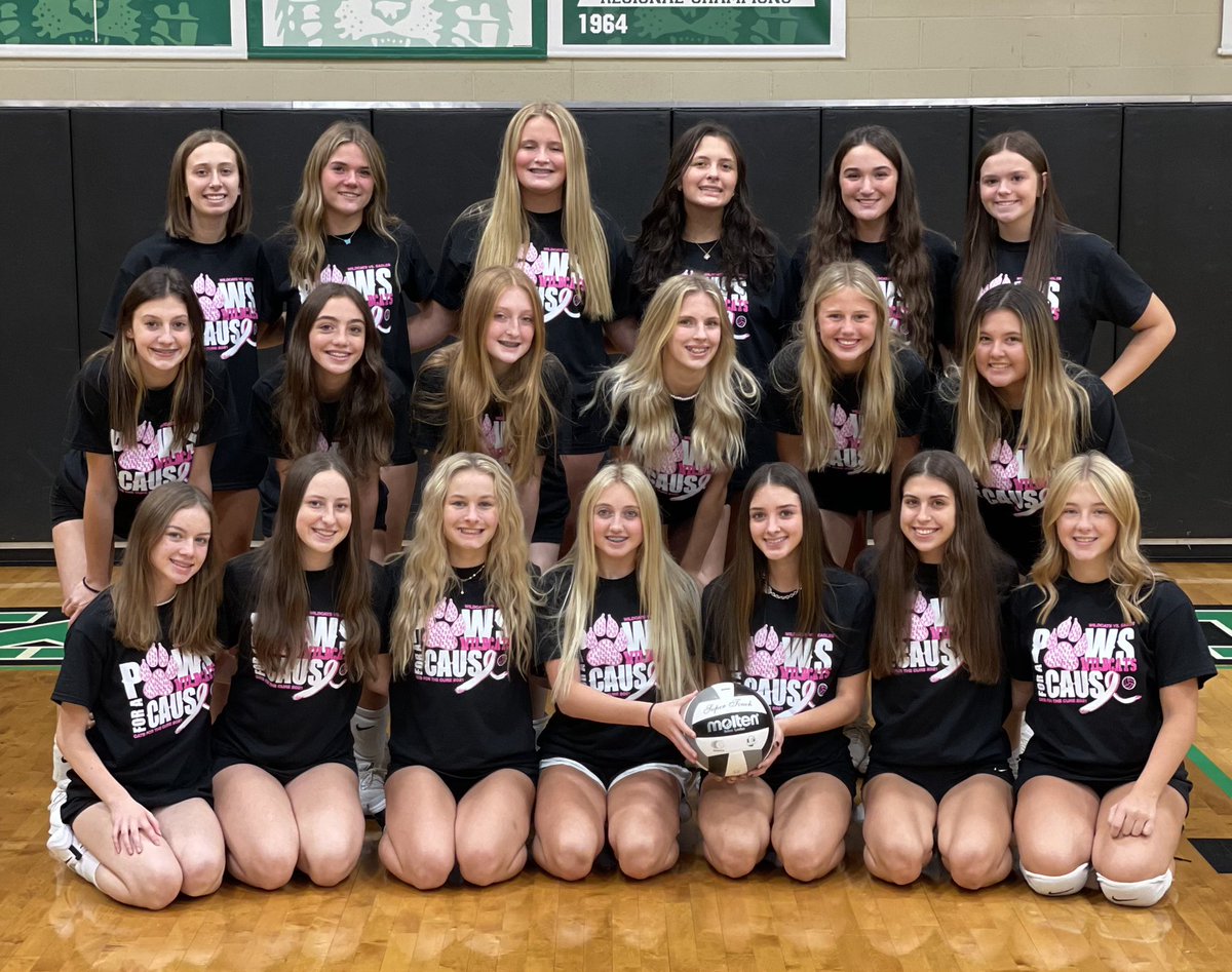 MogadoreVolleyB's tweet photo. The 2021 @MogadoreVolleyB team would love for you to join them tonight as they take on Warren JFK tonight in their annual πππ#Cats4TheCure game at Mogadore High School πππ Get your seats earlyβ¦ First serve is at 5:30PM #MVB4E https://t.co/lSkt5zD4vE