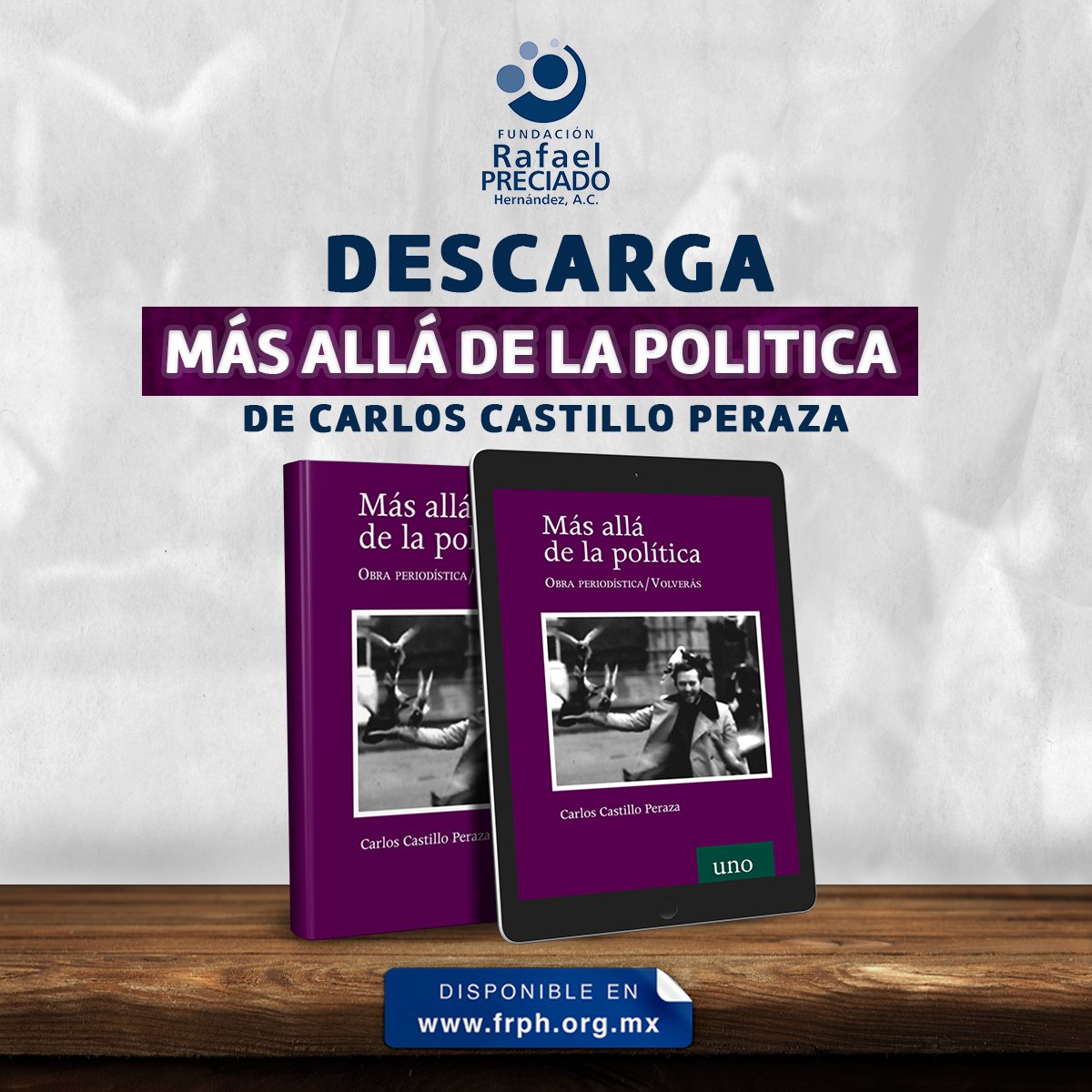 Aquí están los libros gratuitos ☺️ RT <a href="/FRPH/">Fundación Rafael Preciado Hernández, A.C.</a>: Más allá de las actividades y labores políticas CCP tuvo un primer oficio, que como él mismo comentaba, era el de “escribidor”.  ✍️

Descarga su libro 👉 bit.ly/2XsLmbP