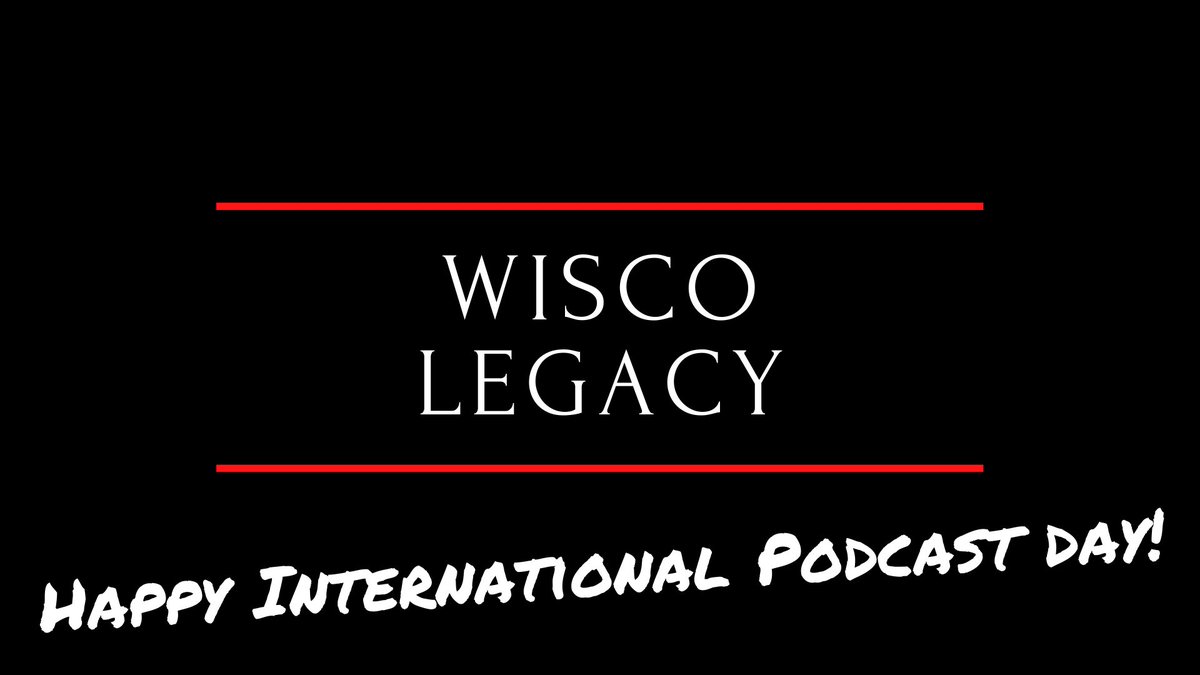WiscoLegacy's tweet photo. Happy international podcast day!
#InternationalPodcastDay
#wisconsinpodcast
#podcast https://t.co/fGAbcU7utL
