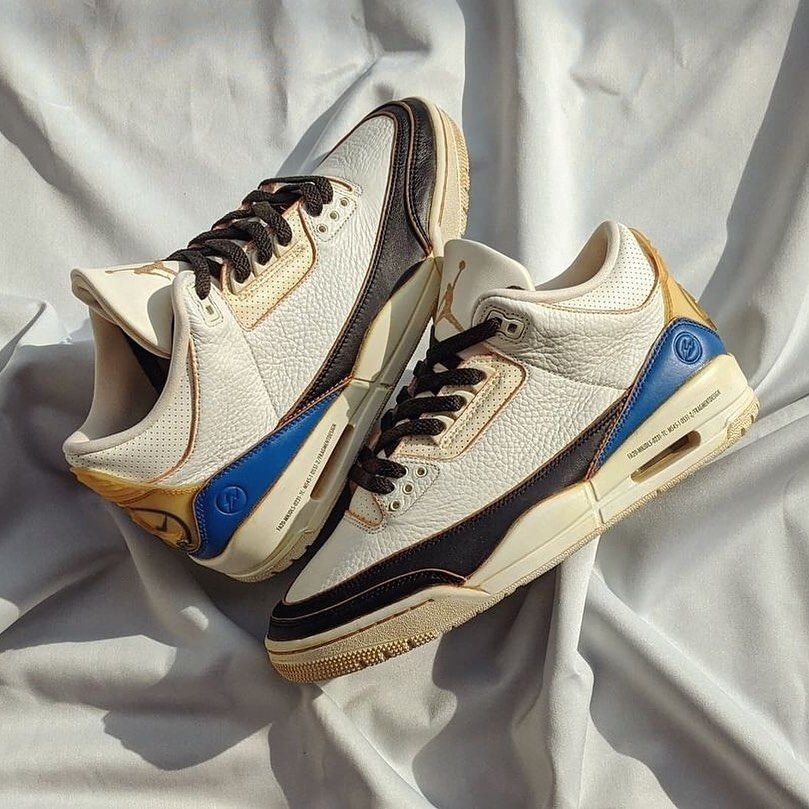 fragment jordan 3 custom