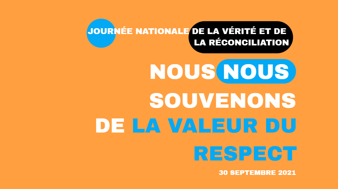 En cette journée nationale de la vérité et de la réconciliation, nous faisons communauté avec les Peuples autochtones. Nous nous souvenons plus que jamais de la valeur du respect. #valeurdurespect #protectiondupublic