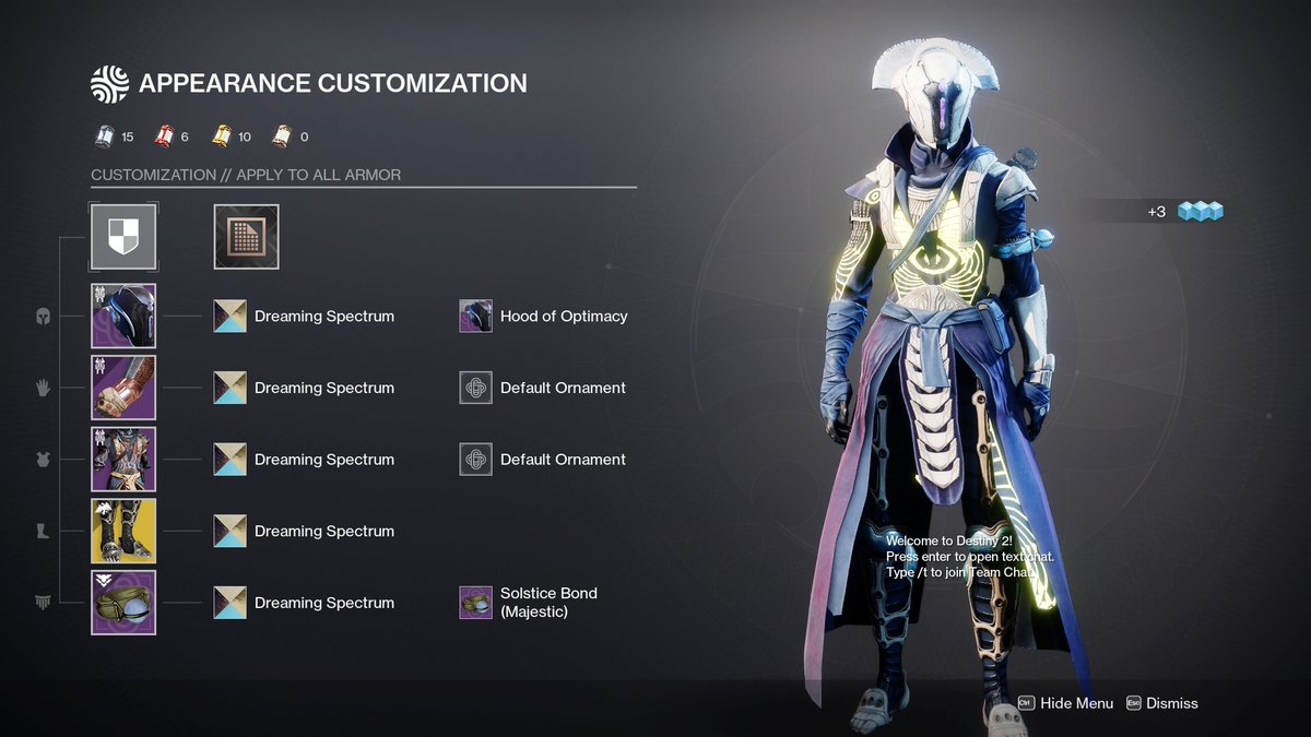 Pyrrhic ascent chest and hands. Promethium spur exotic shoes. I like the look of sandals.

#ThreadsOfLight <a href="/DestinyTheGame/">Destiny 2</a>