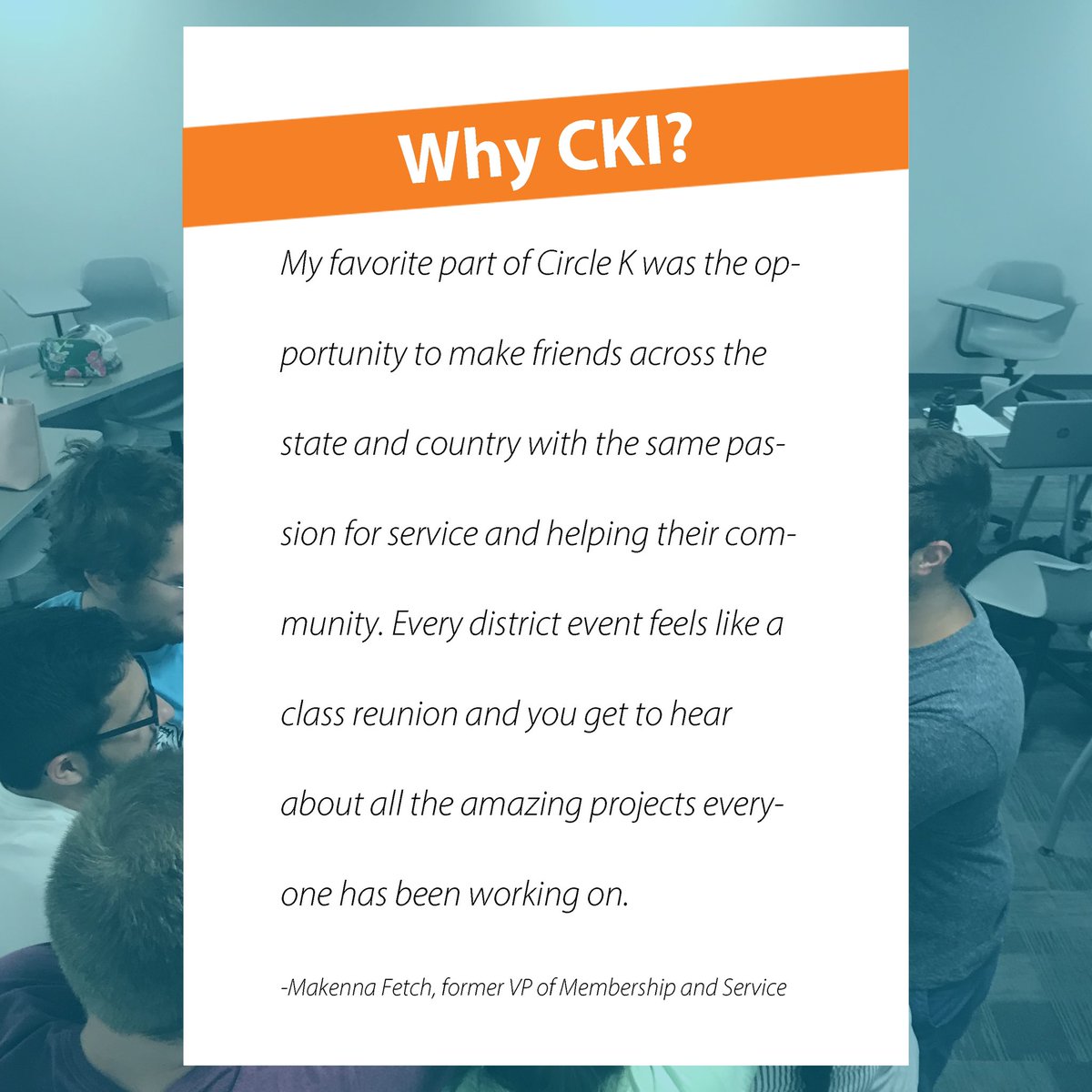 ballstatecki's tweet image. Coming towards the end of CKI week, we meet day 4. Fellowship is a big part of Circle K, as we don’t only do service projects, we also try and do socials at least every other week at our club meetings. #cki #circlekinternational #ckiweek #kiwanis #incki #inckipride #choosecki