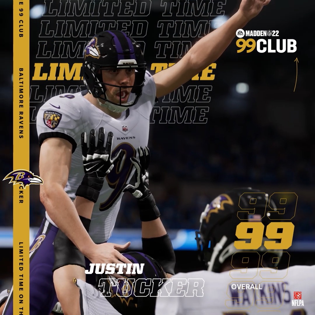 Madden NFL 23 on Twitter: "NFL record 66-yard FG is 9️⃣9️⃣ worthy 🤯  Congrats to @Ravens Kicker @jtuck9 #Madden22 https://t.co/KZGga8n3tZ" /  Twitter